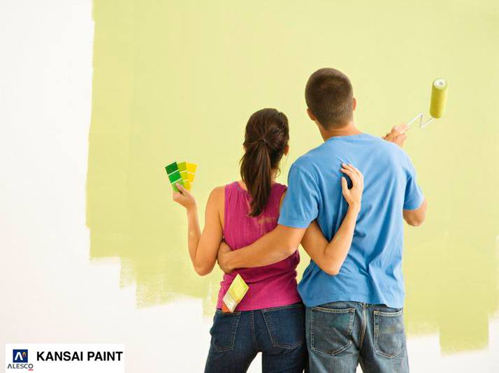 Tự sơn tường nhà