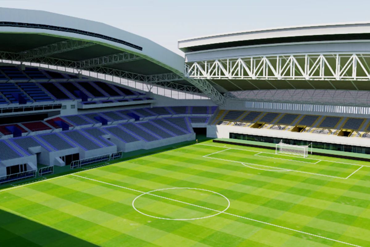 Sân Vận Động Noevir Stadium Kobe - Nhật Bản 5 san van dong noevir stadium kobe 2 KANSAI PAINT