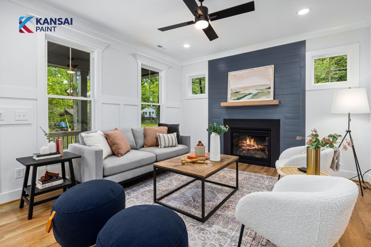 Màu Sơn Nội Thất Sang Trọng Màu trắng - Màu sơn nội thất sang trọng mà gia chủ không nên bỏ qua