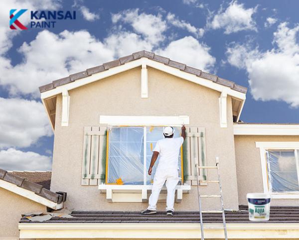 Quy trình sơn lại nhà cũ