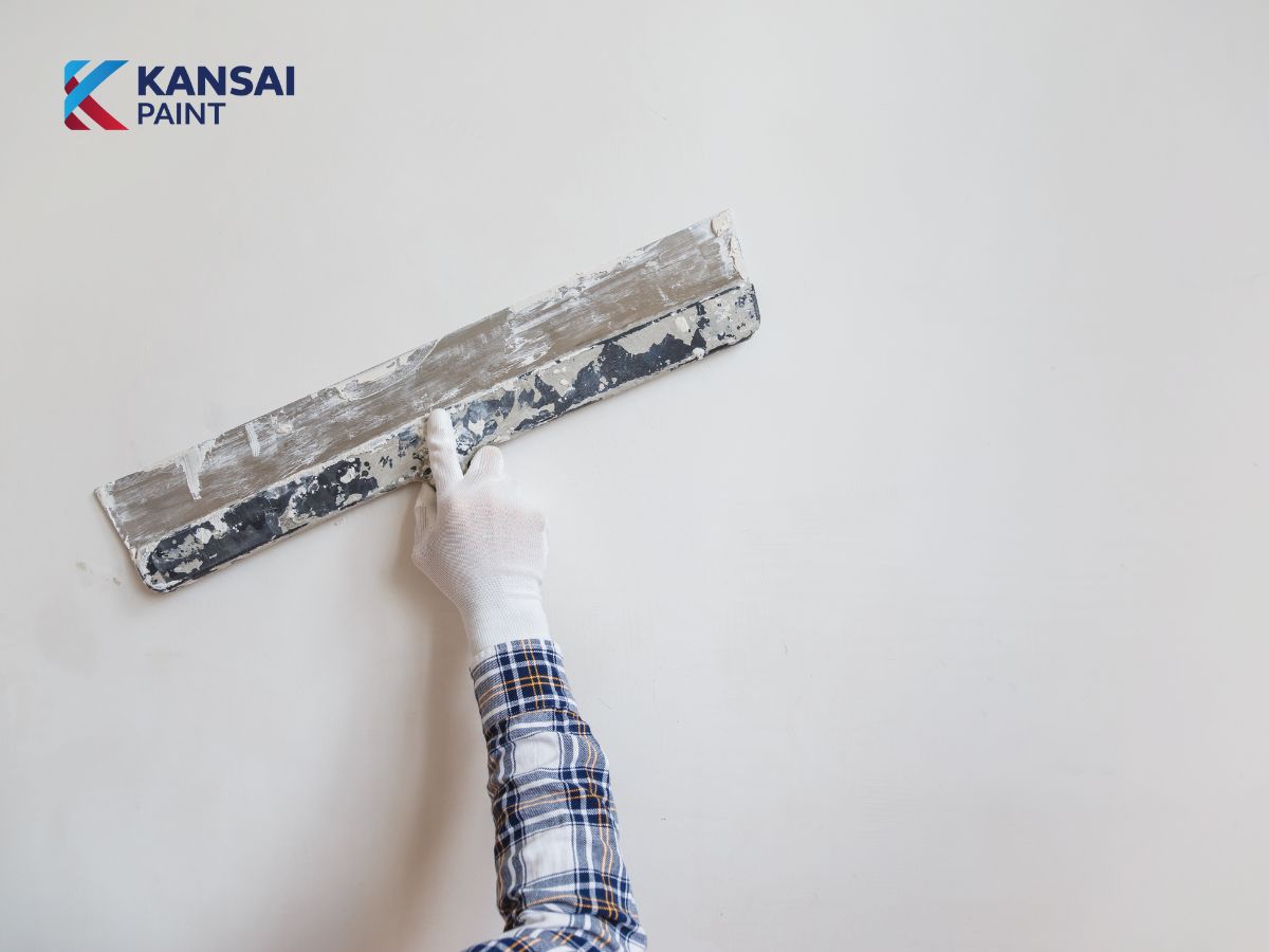 Cách pha bột trét tường Cách pha bột trét tường