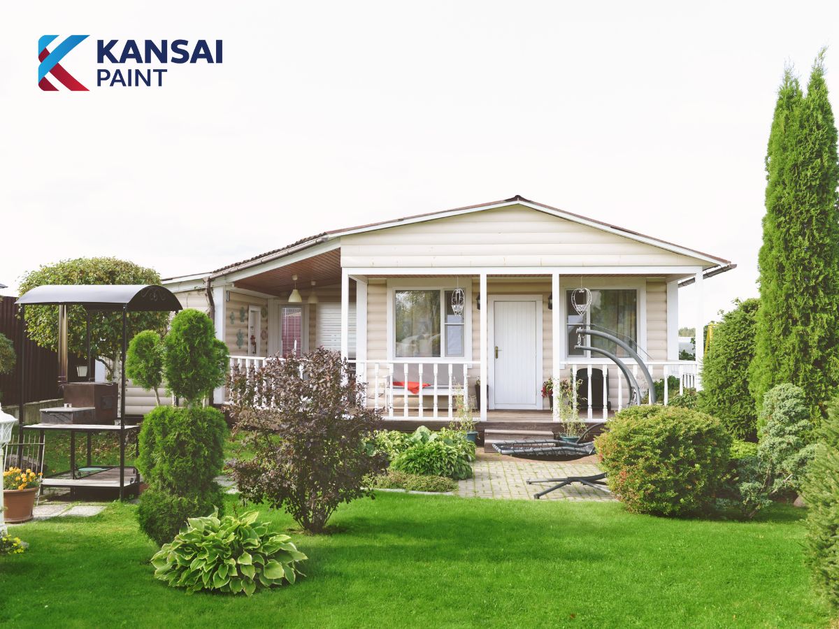 Cách phối màu sơn mặt tiền nhà cấp 4 đẹp Cách phối màu sơn mặt tiền nhà cấp 4 đẹp