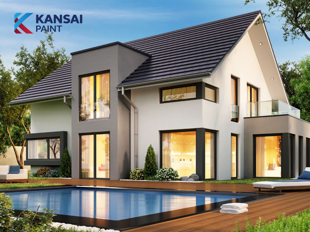 Cách phối màu sơn mặt tiền nhà cấp 4 đẹp Cách phối màu sơn mặt tiền nhà cấp 4 đẹp