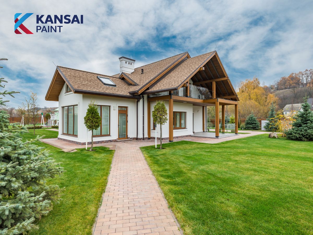 Cách phối màu sơn mặt tiền nhà cấp 4 đẹp Cách phối màu sơn mặt tiền nhà cấp 4 đẹp