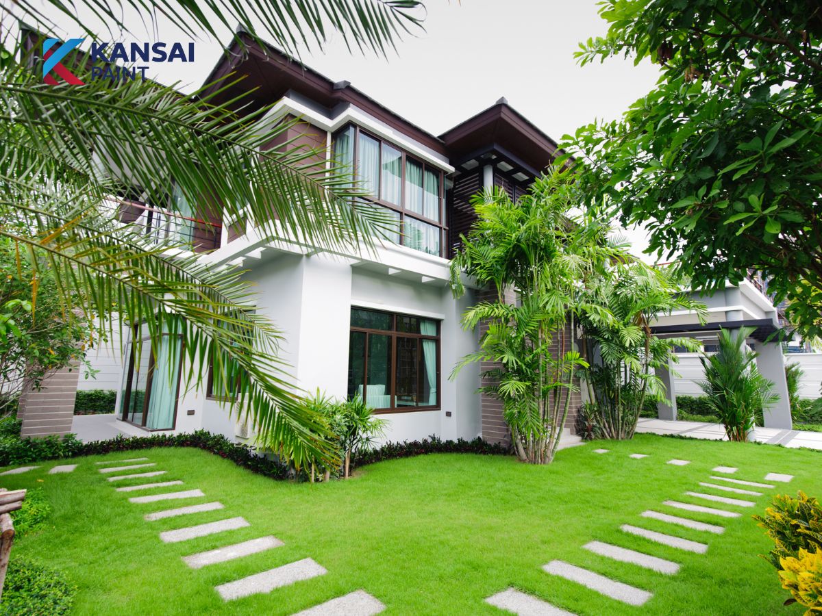 Màu sơn nhà vườn đẹp Màu sơn nhà vườn đẹp