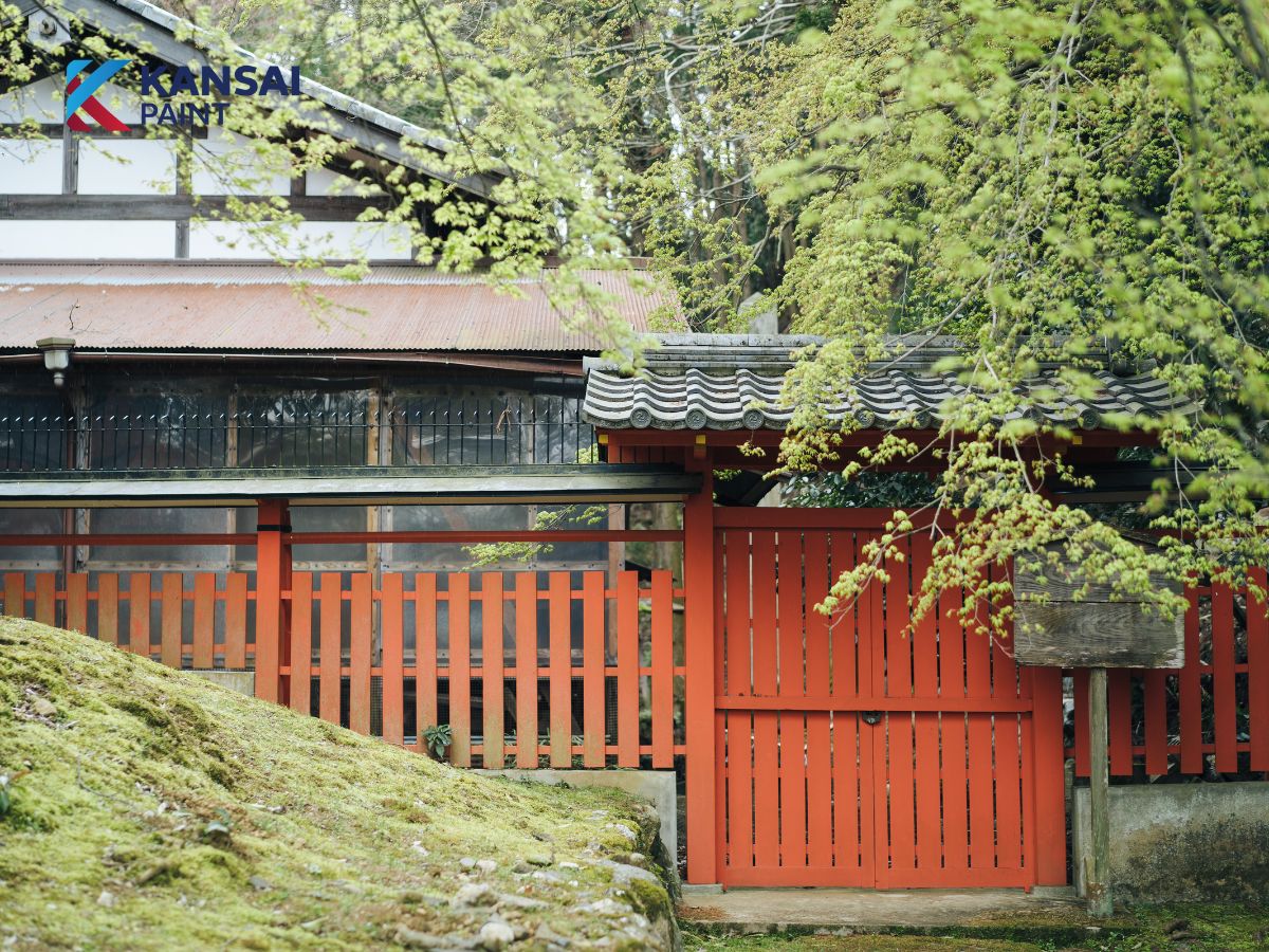Màu sơn tường cổng đẹp