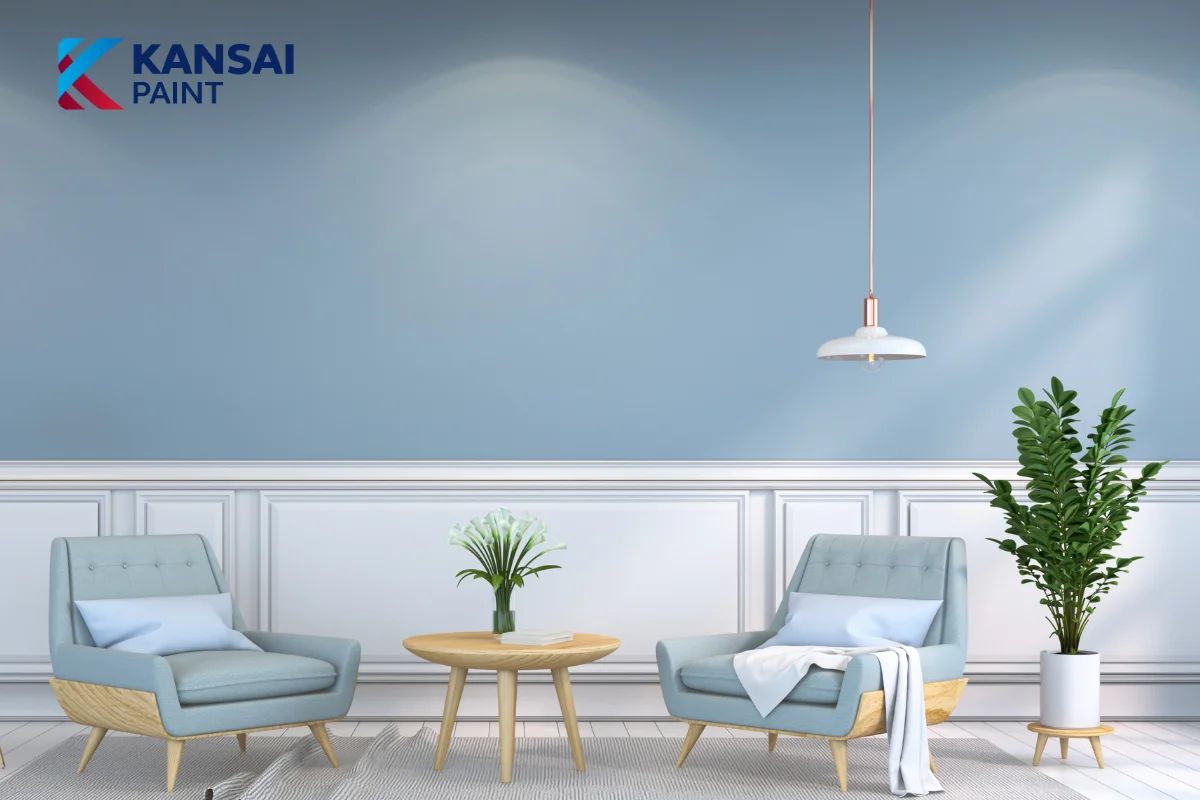 Sơn nội thất màu xanh dương Sơn nội thất màu xanh dương