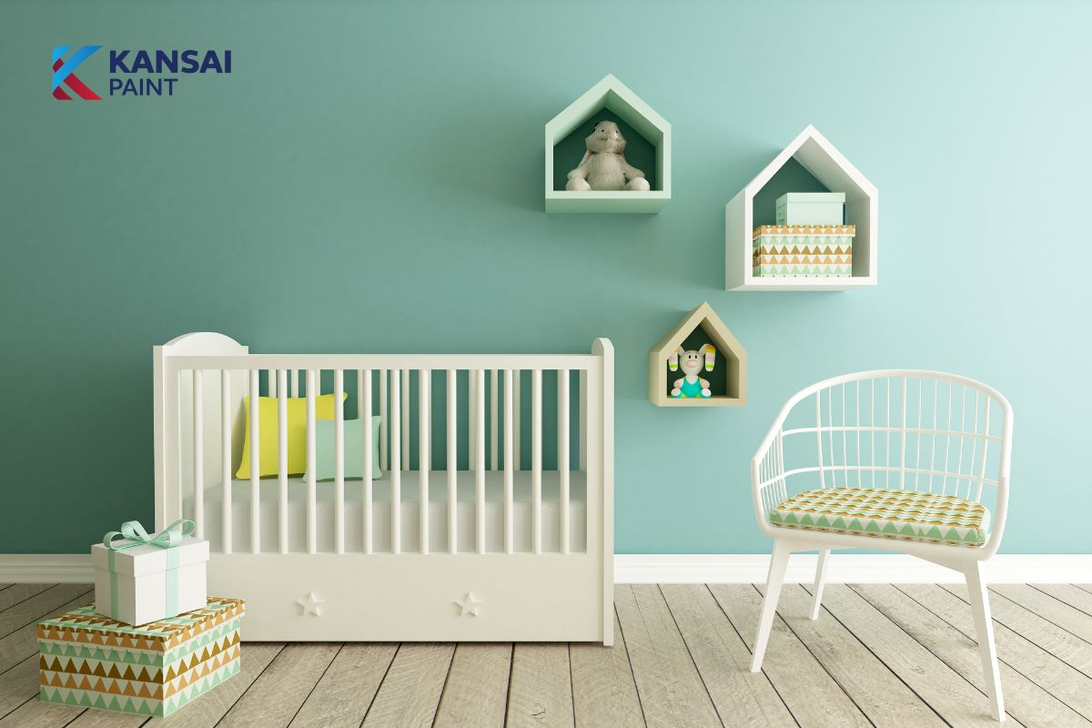 Sơn nội thất màu xanh dương Sơn nội thất màu xanh dương