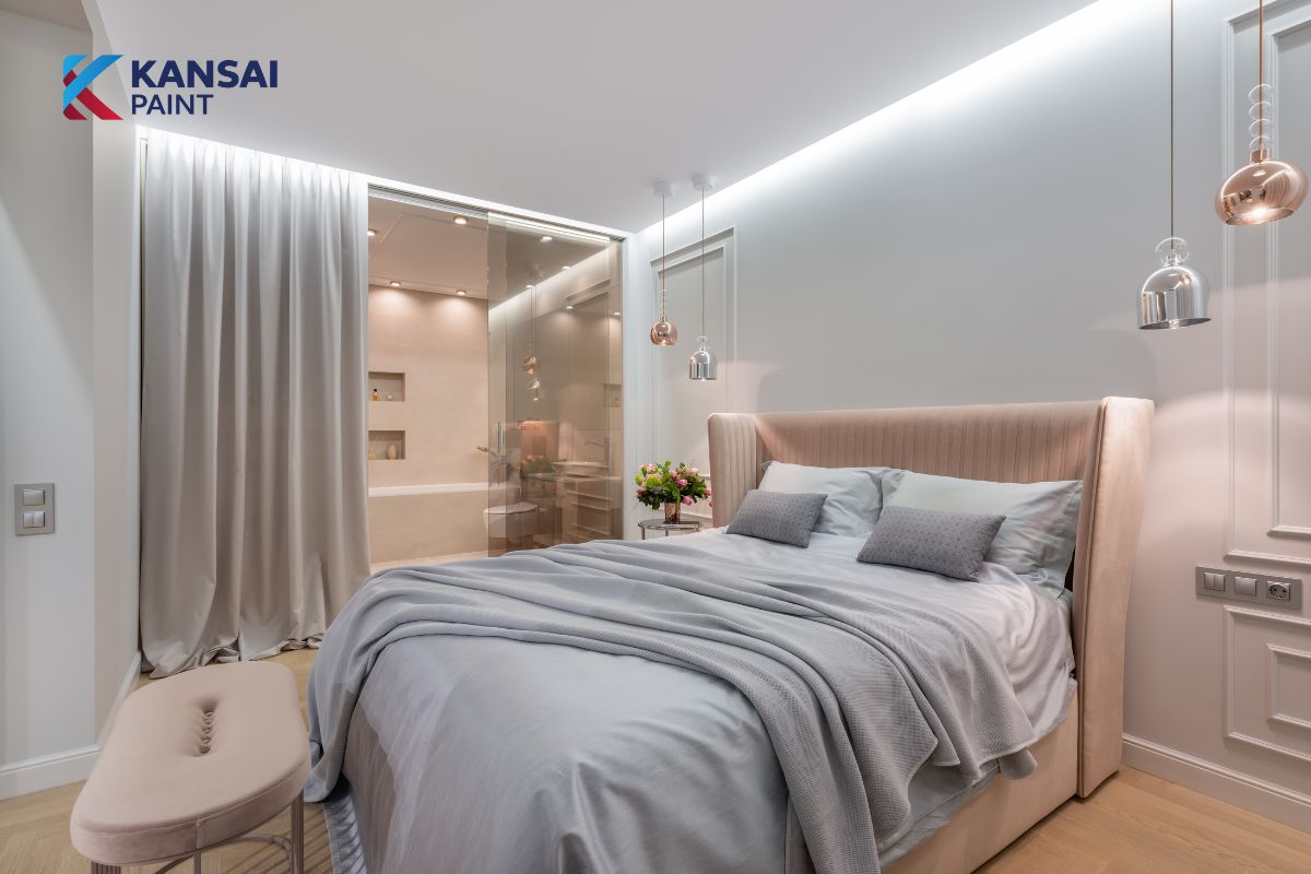 Sơn nội thất màu xanh dương Sơn nội thất màu xanh dương