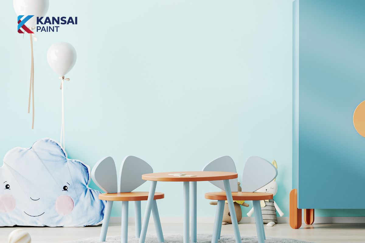 Sơn nội thất màu xanh dương Sơn nội thất màu xanh dương