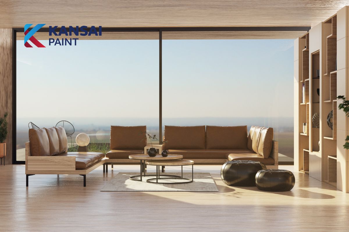 Cách phối màu sơn phòng khách nhà ống Cách phối màu sơn phòng khách nhà ống