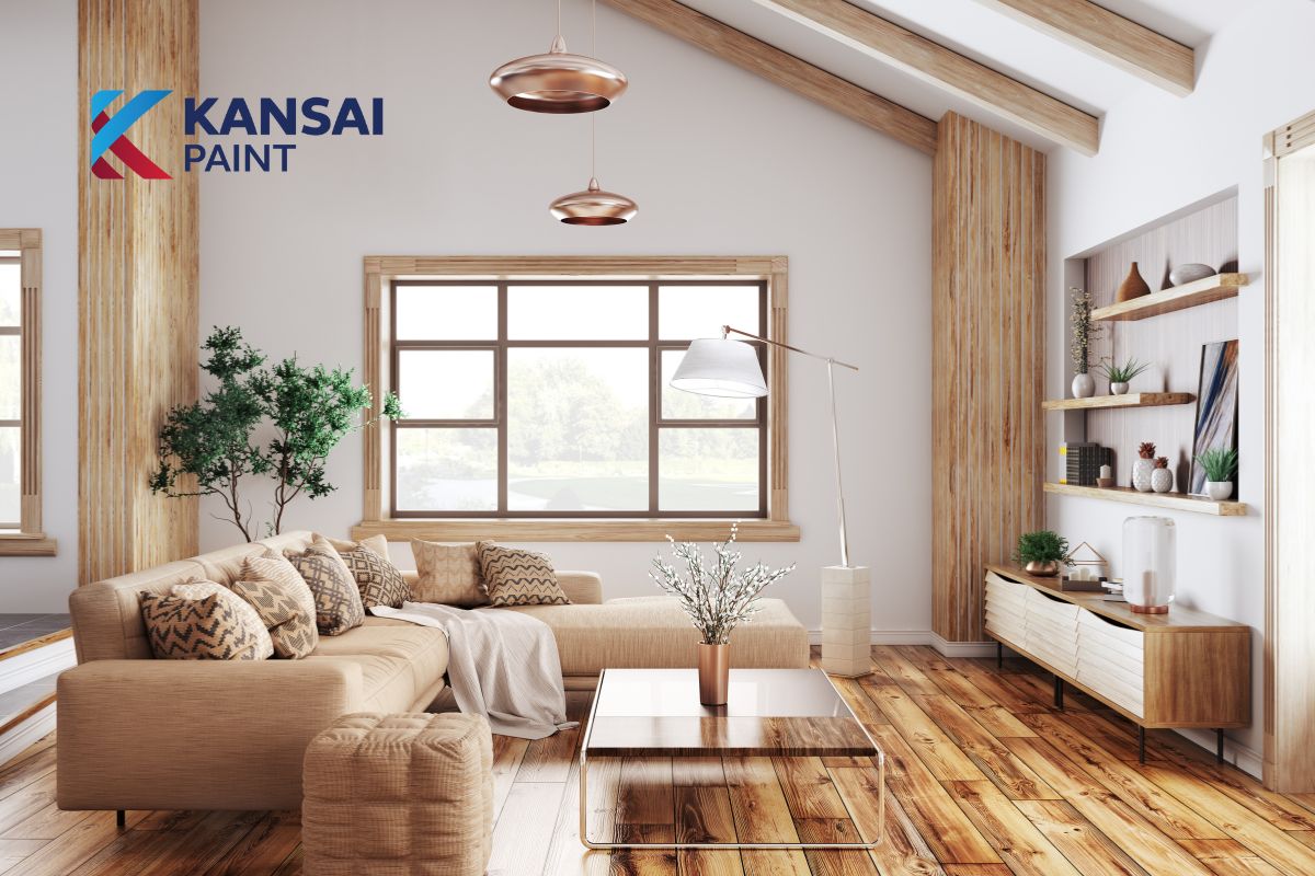 Cách phối màu sơn phòng khách nhà ống Cách phối màu sơn phòng khách nhà ống