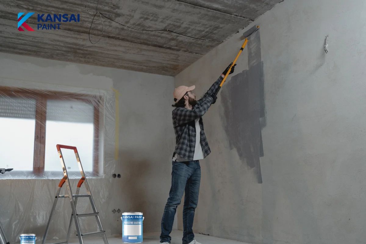 Quy Trình Sơn Nhà Mới Xây Quy trình sơn nhà mới