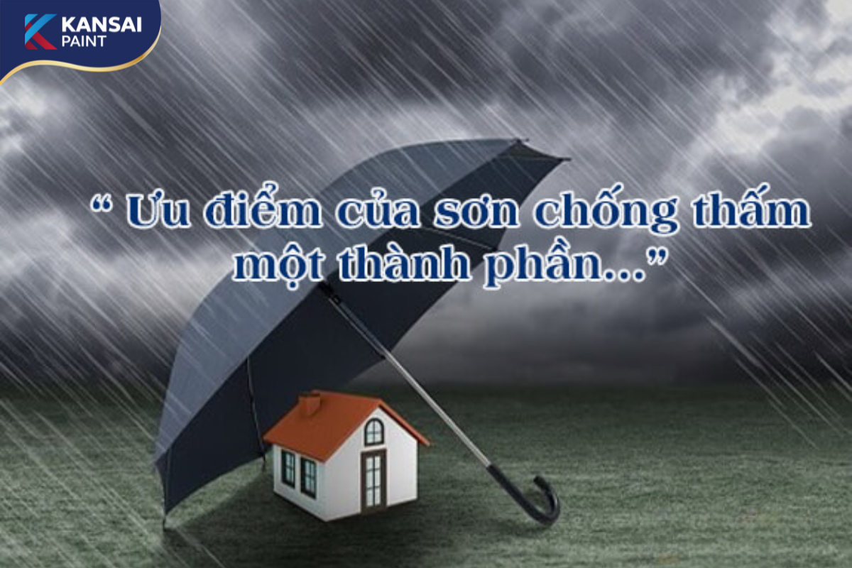 Sơn chống thấm một thành phần Sơn chống thấm một thành phần