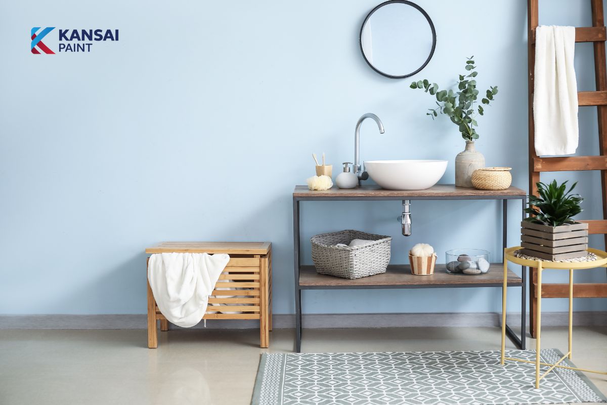 Sơn nhà màu xanh ngọc