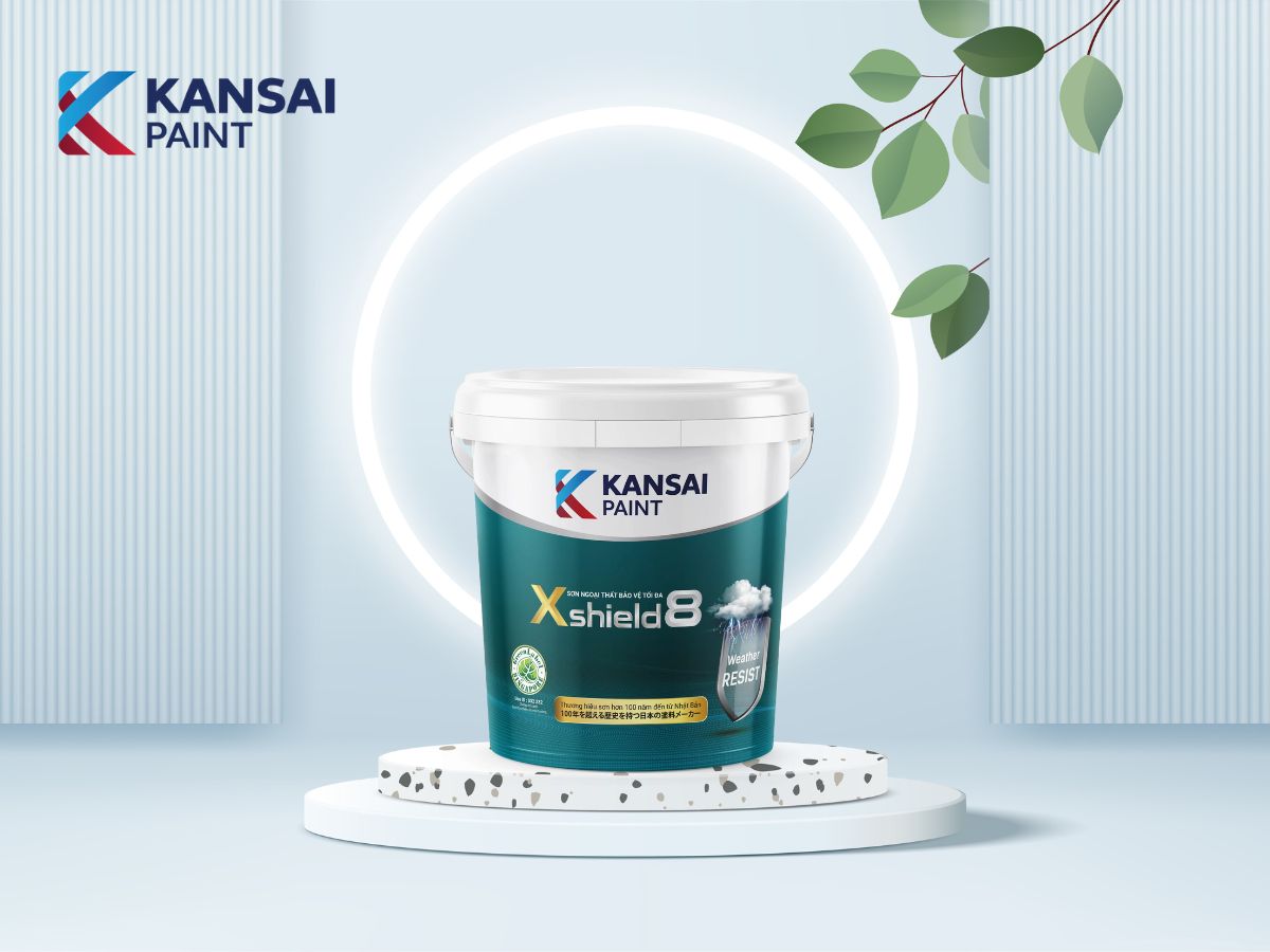 Sơn ngoại thất chống chịu thời tiết X shield 8 Ngoại thất nhà đẹp với sơn X Shield