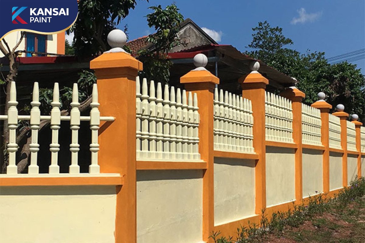 Màu Sơn Tường Hàng Rào Đẹp Màu Sơn Tường Hàng Rào Đẹp