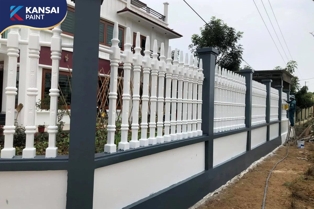 Màu Sơn Tường Hàng Rào Đẹp Màu Sơn Tường Hàng Rào Đẹp