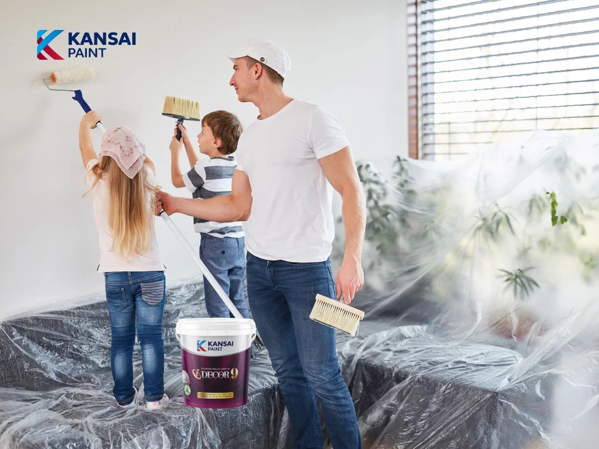 Cách Pha Sơn Nước Trong Nhà