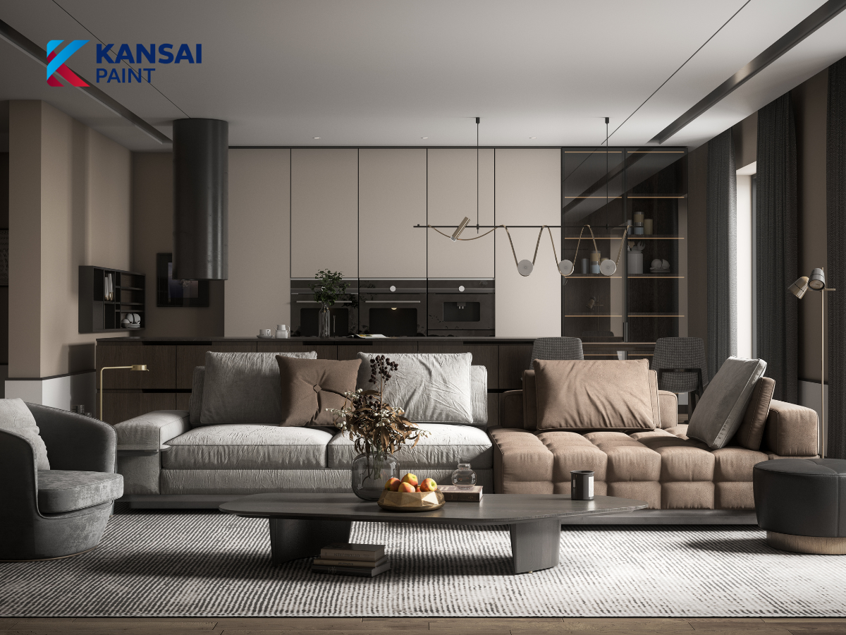 Màu Sơn Trần Nhà Phòng Khách Màu Sơn Trần Nhà Phòng Khách