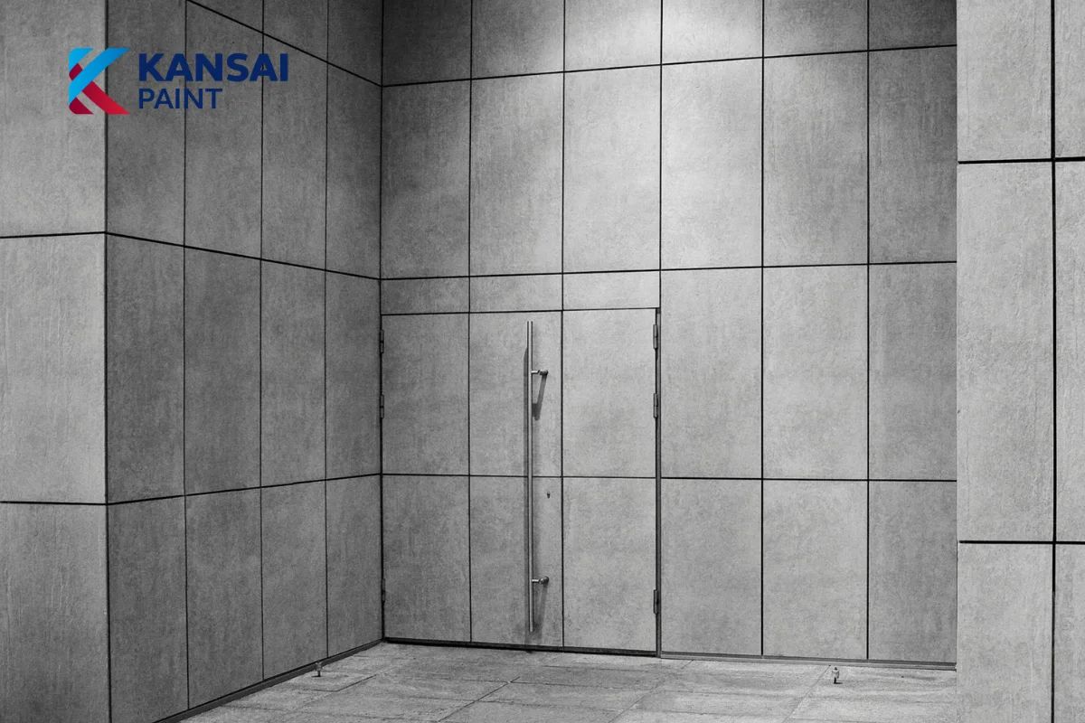 Sơn Mặt Tiền Nhà Màu Trắng Xám Sơn Mặt Tiền Nhà Màu Trắng Xám