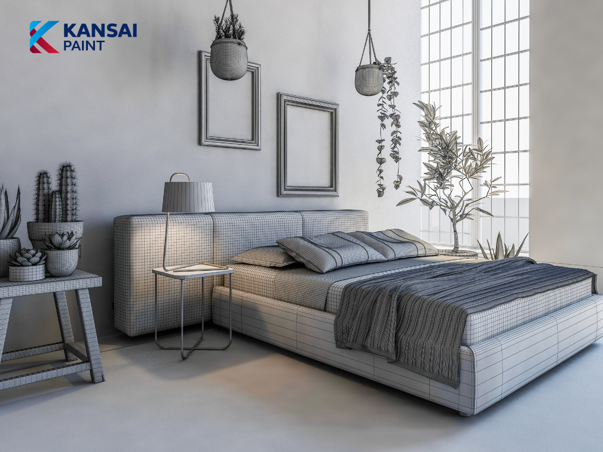 Sơn Nội Thất Màu Xám