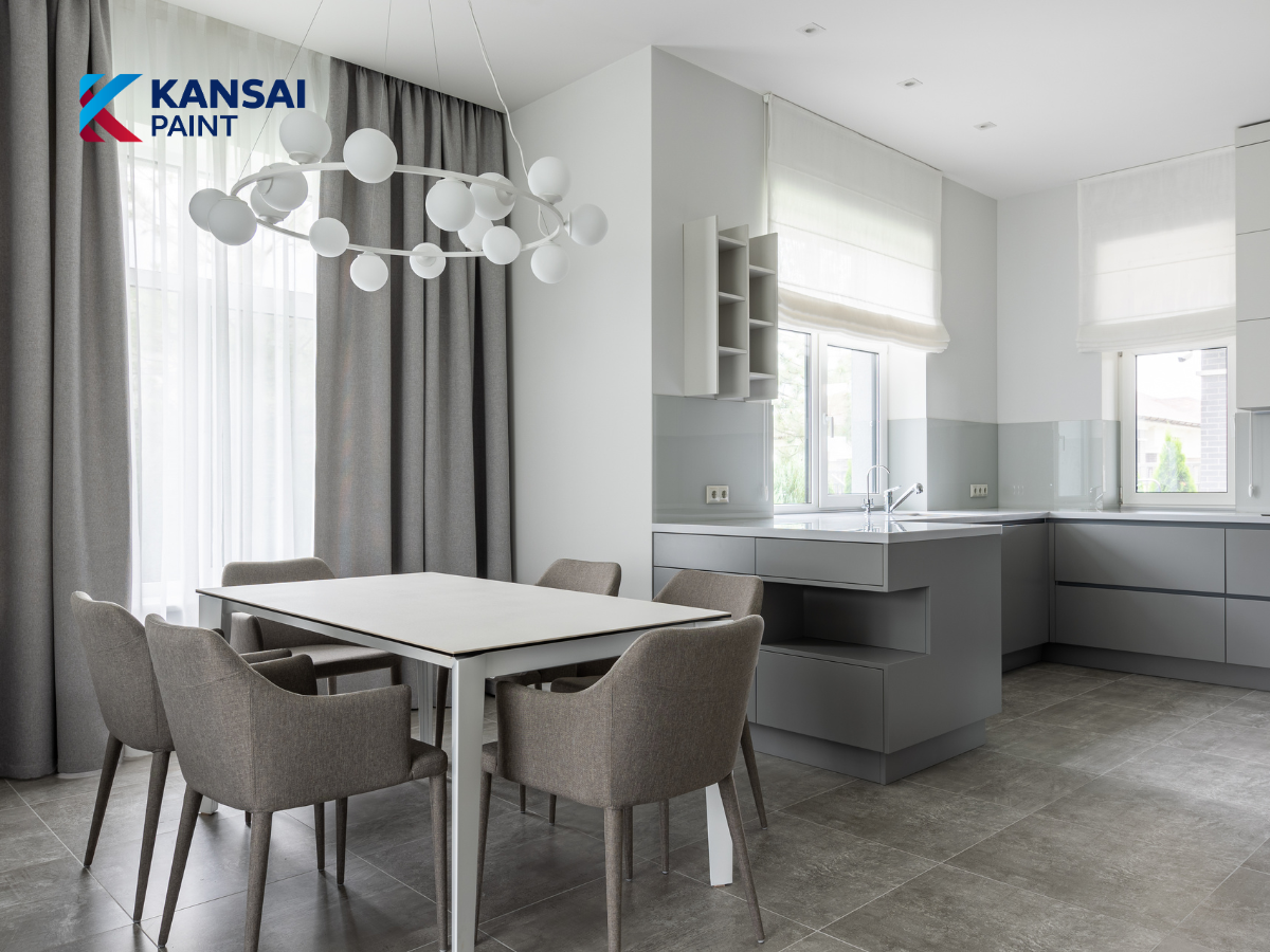 Sơn Nội Thất Màu Xám