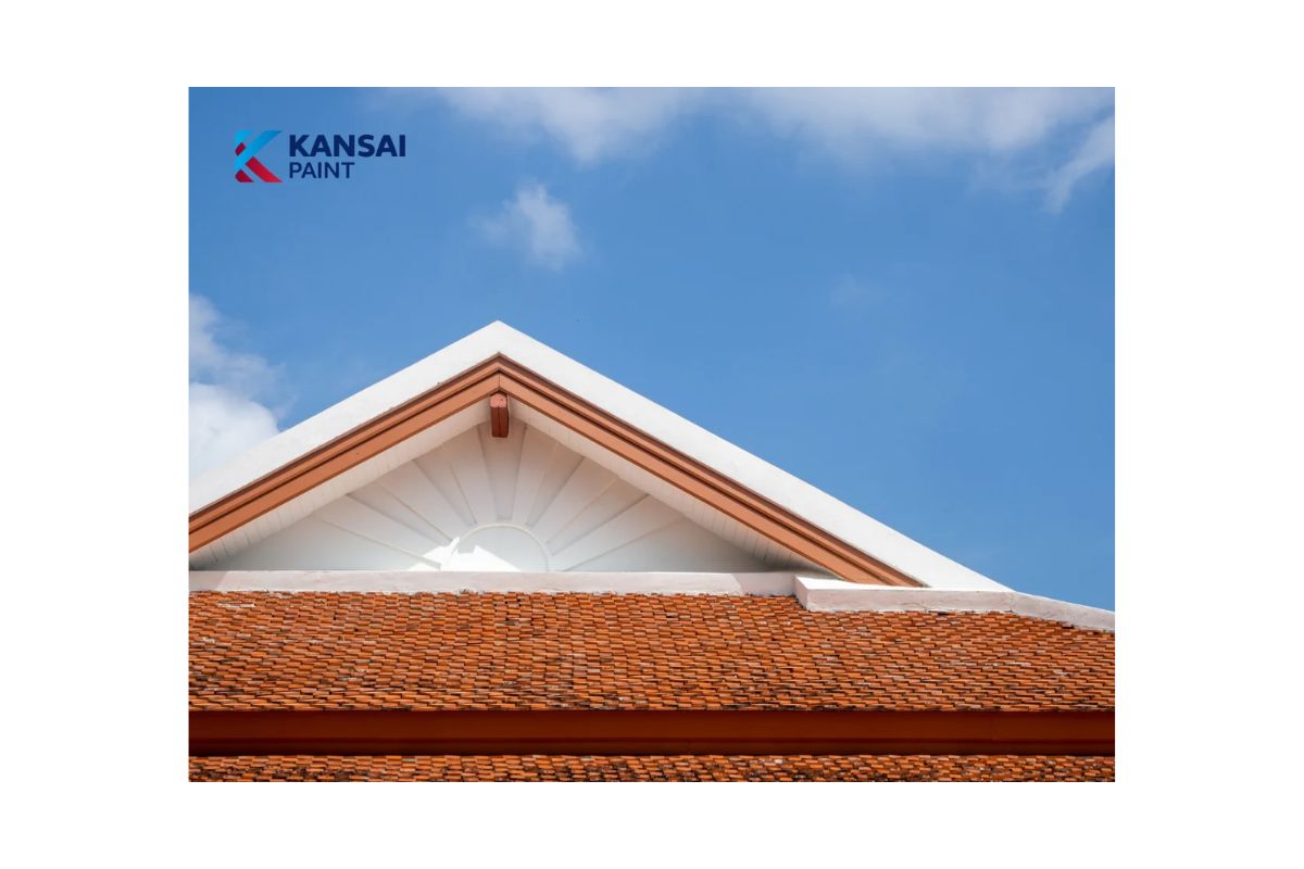 Nhà Mái Thái Sơn Màu Trắng Sứ Nhà mái thái sơn màu trắng sứ