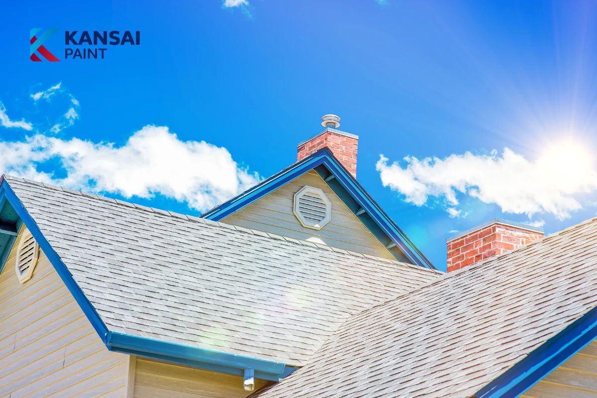 Nhà Mái Thái Sơn Màu Trắng Sứ Nhà mái thái sơn màu trắng sứ