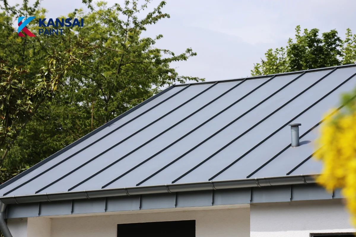 Nhà Mái Thái Sơn Màu Trắng Sứ Nhà mái thái sơn màu trắng sứ