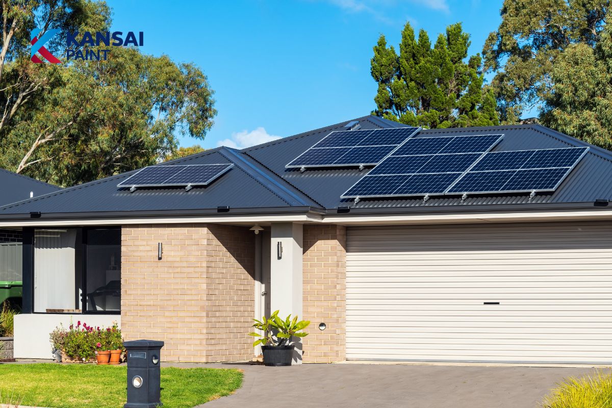 Nhà Mái Thái Sơn Màu Trắng Sứ Nhà mái thái sơn màu trắng sứ