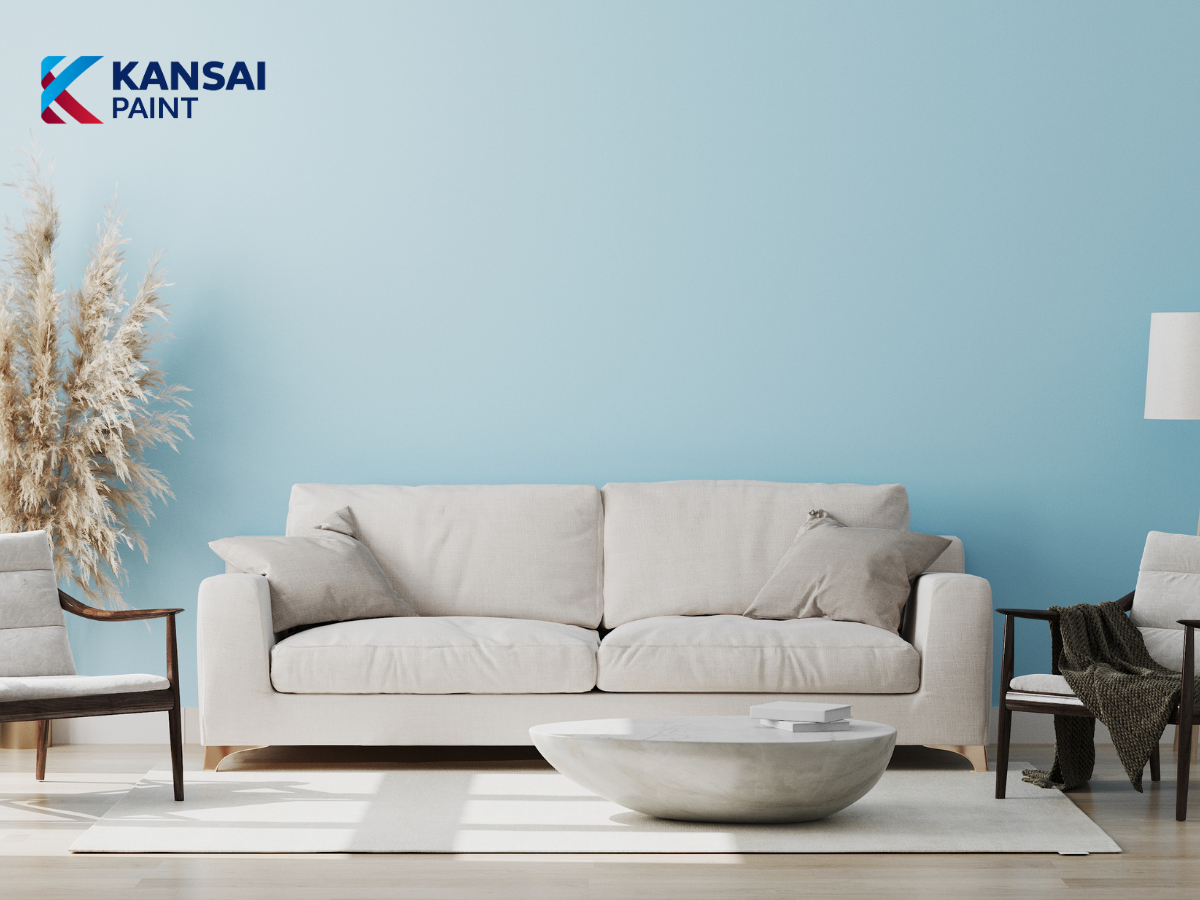 Sơn Nhà Màu Xanh Dương