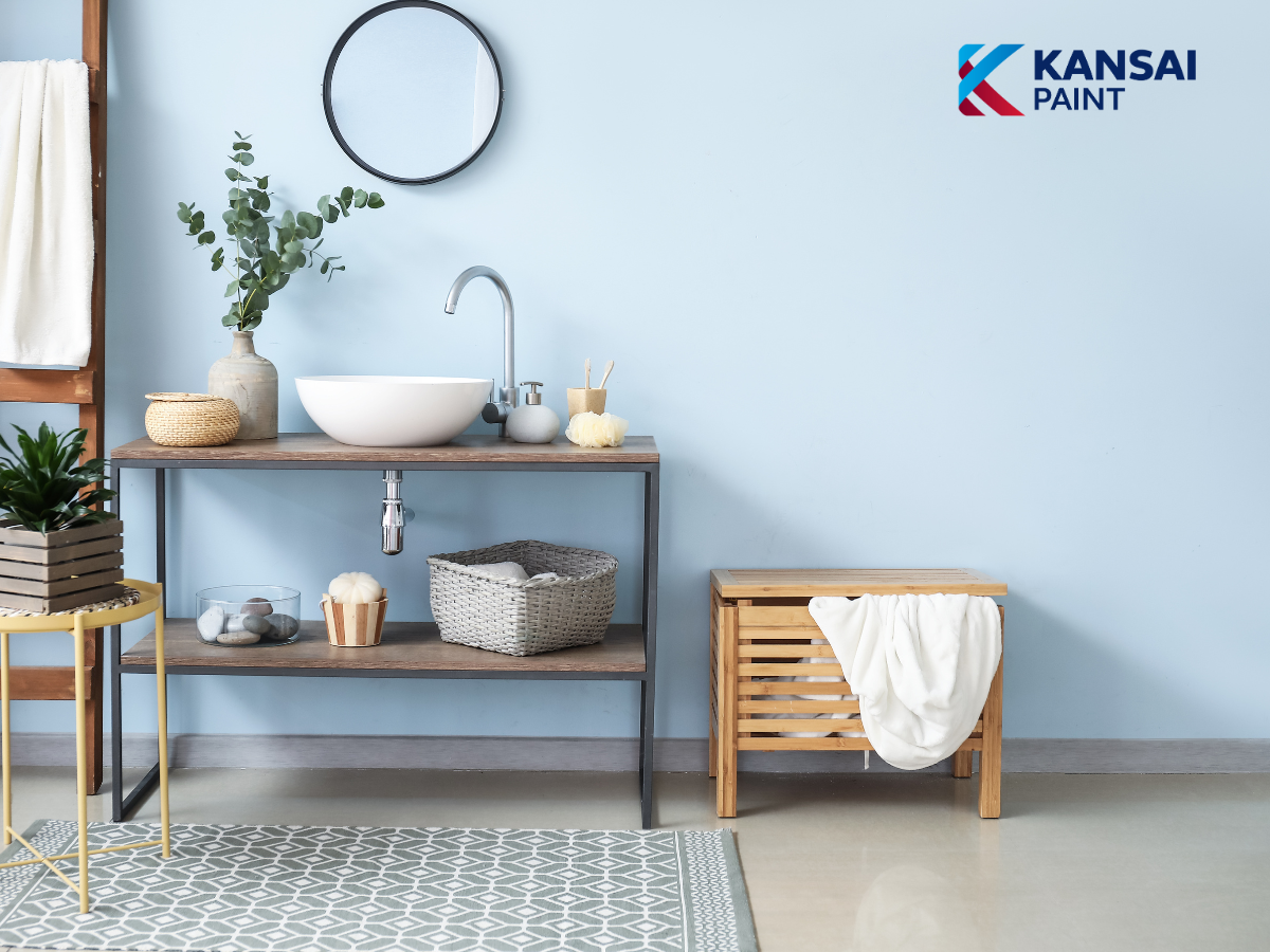 Sơn Nhà Màu Xanh Dương