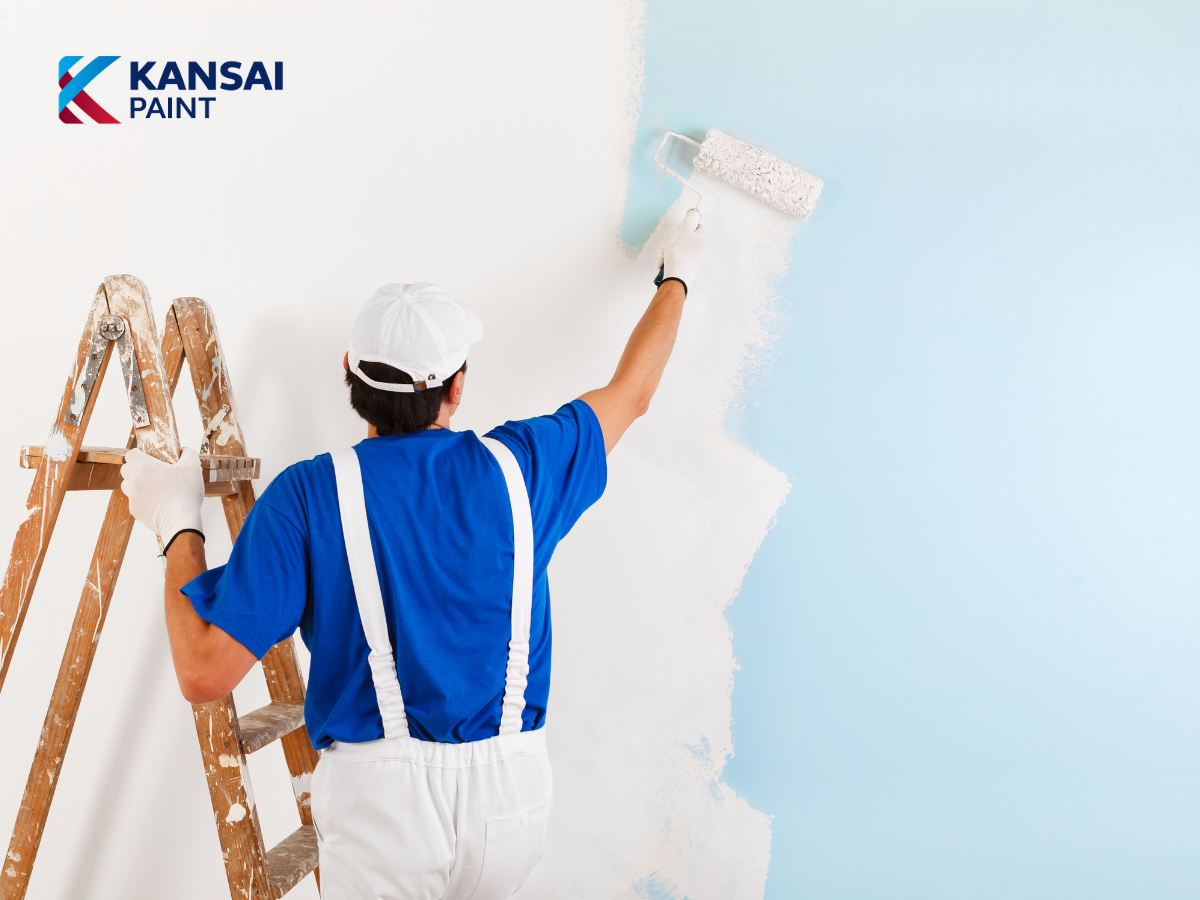 Sơn Nhà Màu Xanh Dương