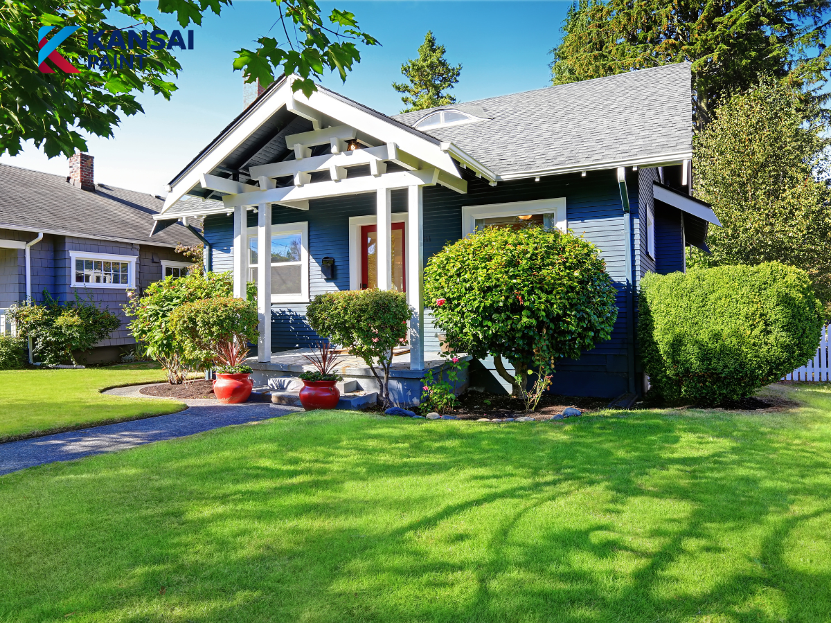 Sơn Nhà Màu Xanh Dương