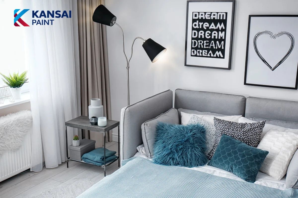 Sơn Tường Nhà Màu Ghi Sáng