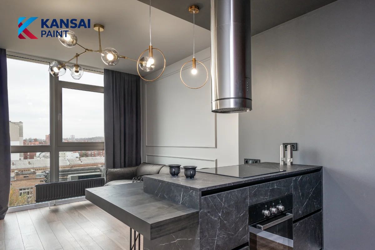 Sơn Tường Nhà Màu Ghi Sáng