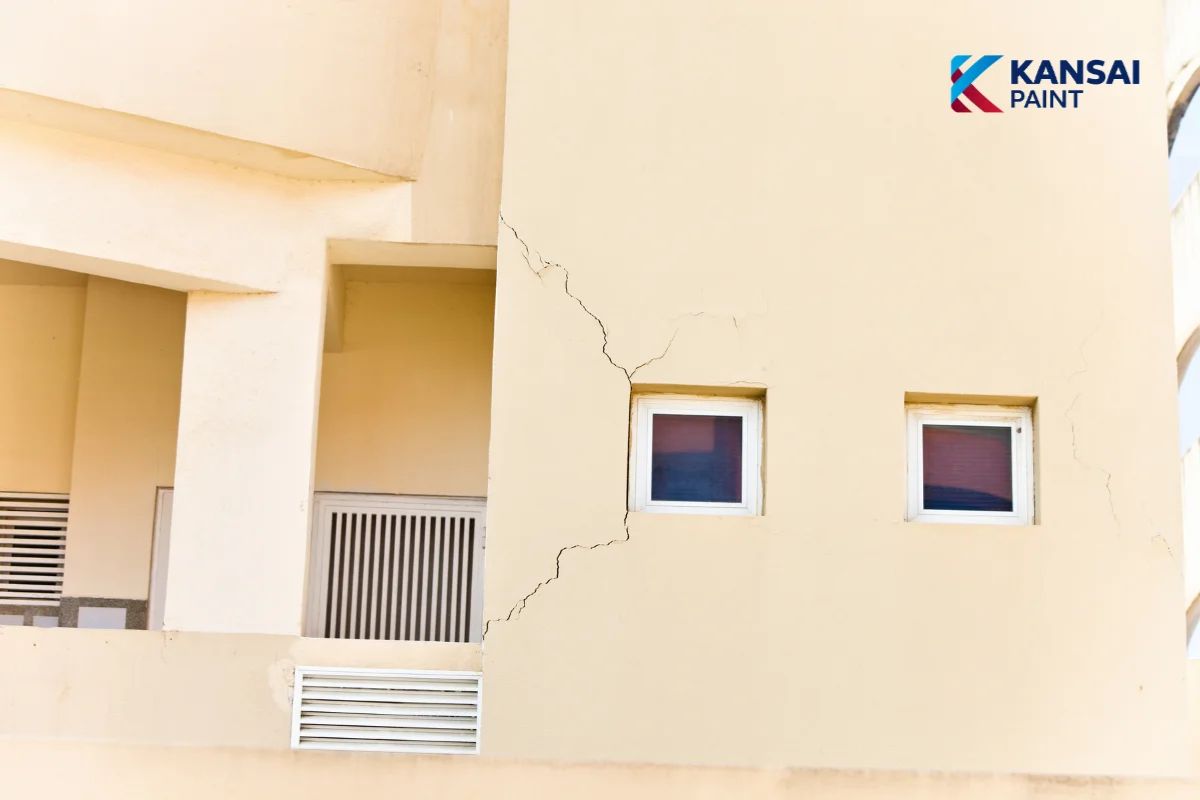 Xử lý vết nứt tường nhà