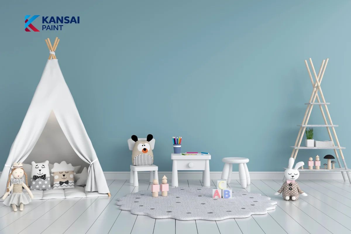 Sơn Nhà Màu Xanh Lam Sơn nhà màu xanh lam