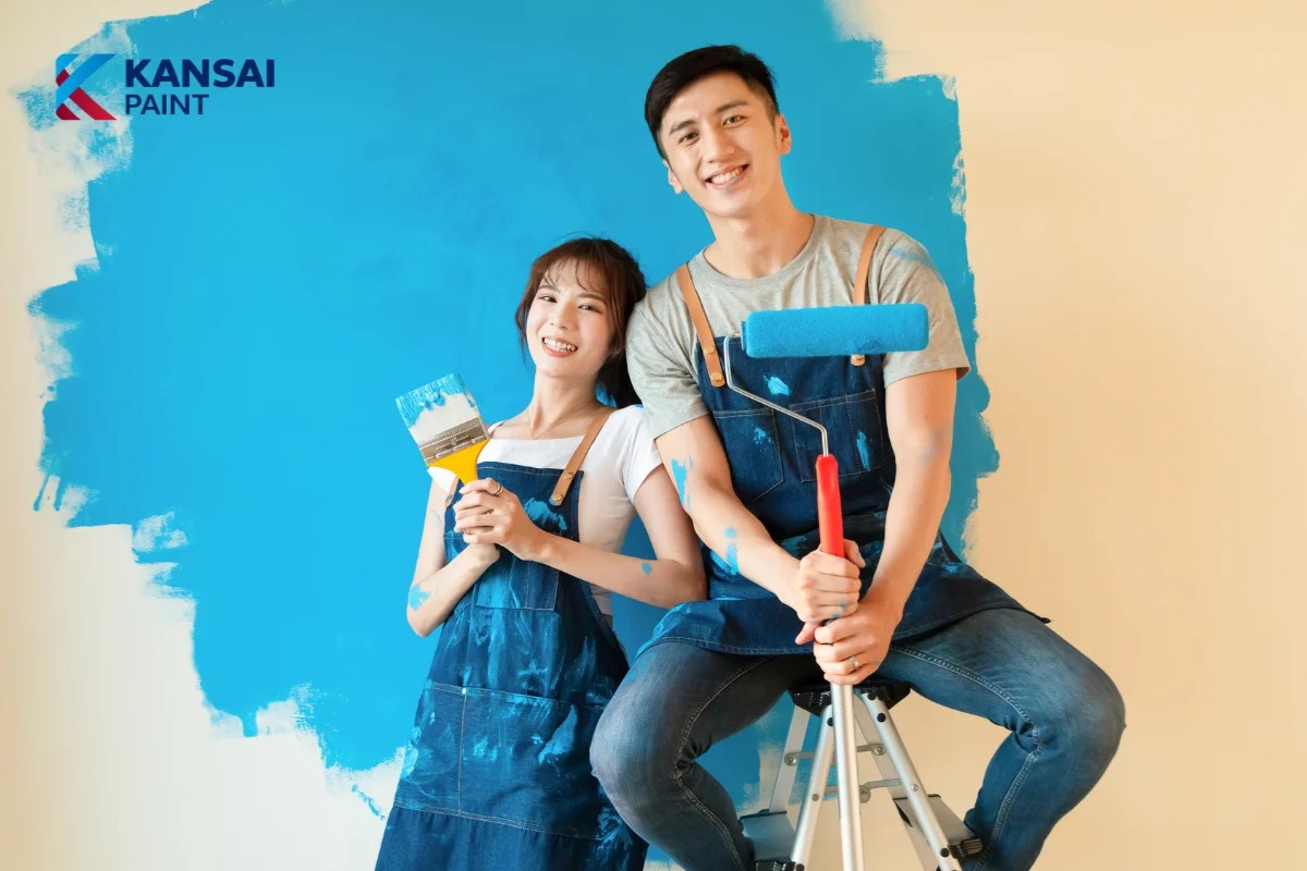 Sơn đè lên lớp sơn cũ tường