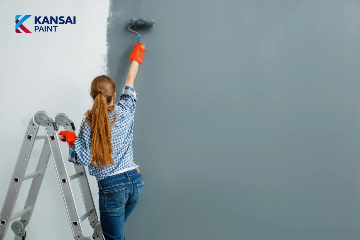 Sơn đè lên lớp sơn cũ tường