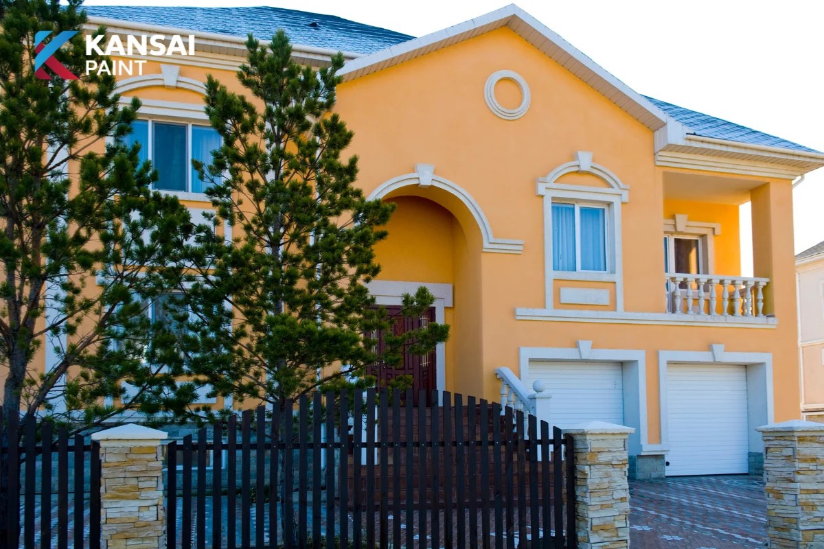 Sơn Nhà Màu Cam Sơn nhà màu cam