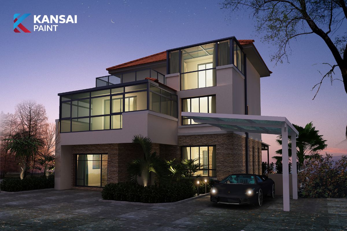 Sơn nước màu xám Sơn nước màu xám