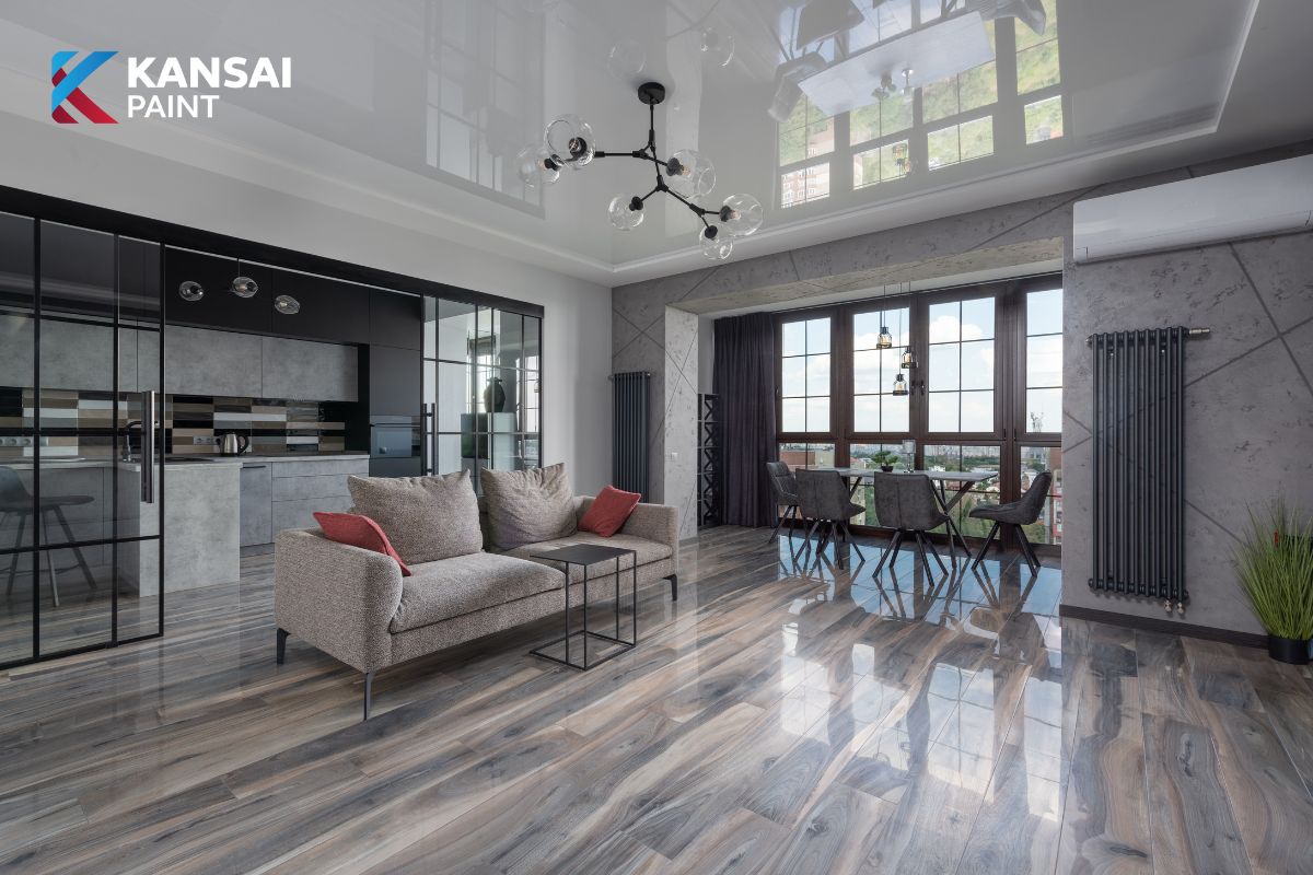 Sơn nước màu xám Sơn nước màu xám