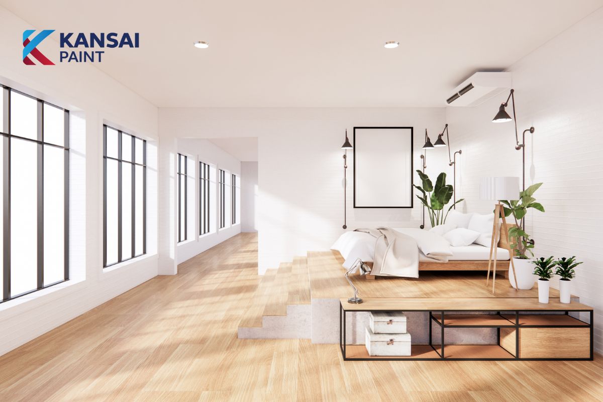 Cách Pha Sơn Tường Màu Trắng