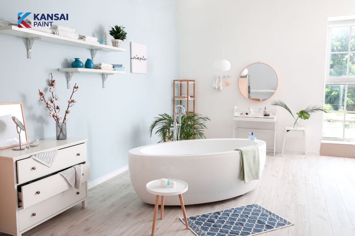 Cách Sơn Tường 2 Màu Cách Sơn Tường 2 Màu