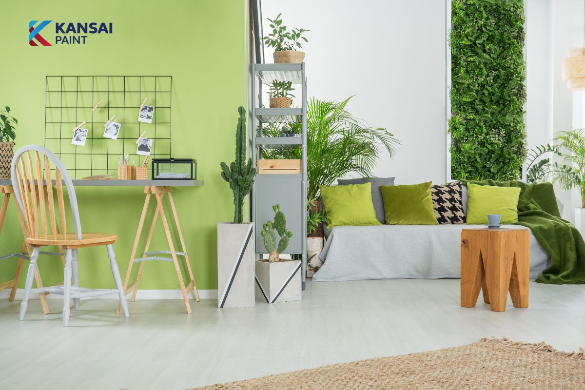Cách Sơn Tường 2 Màu Cách Sơn Tường 2 Màu