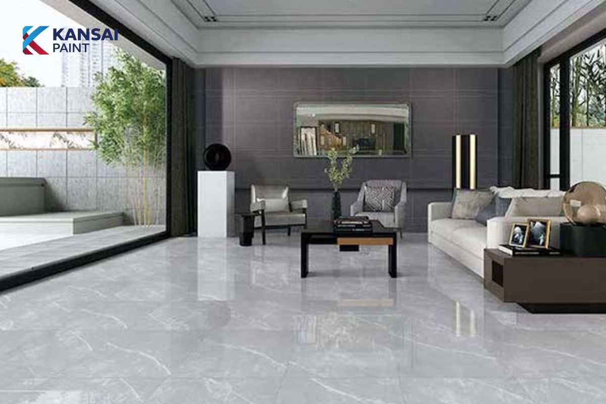 Sơn phòng ngủ 2 màu