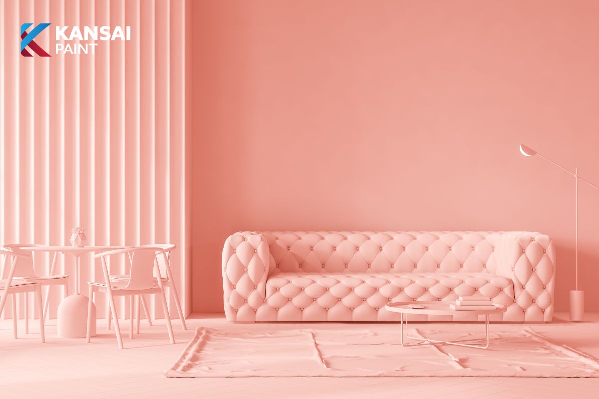 Sơn nhà màu hồng