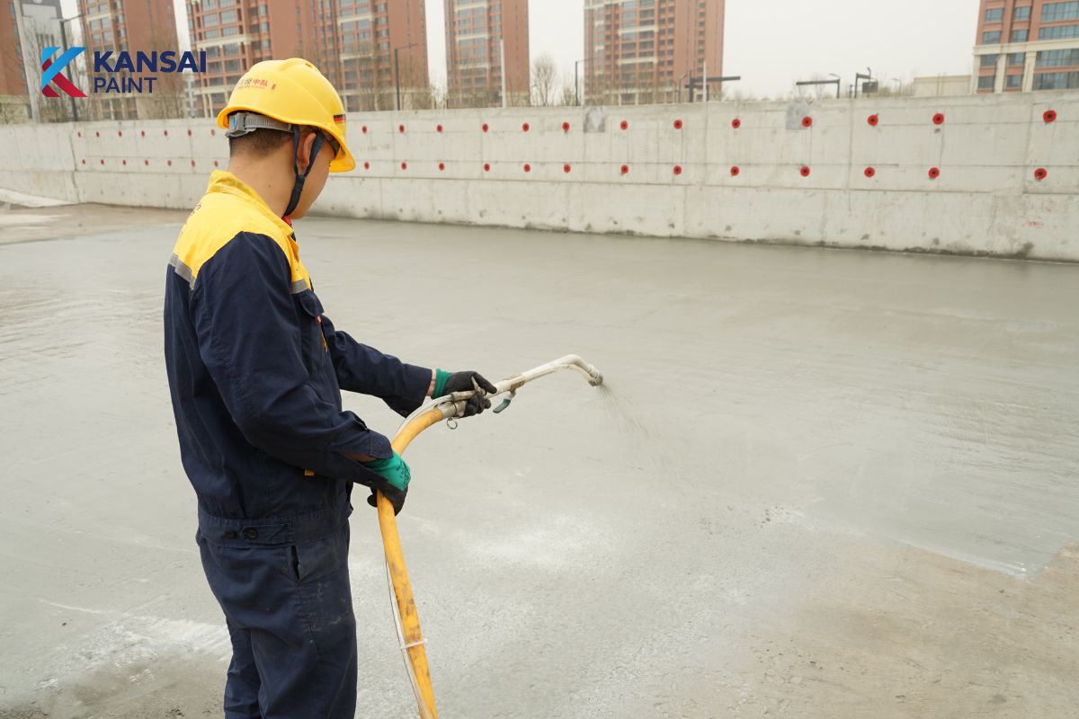 Chống Thấm Tường Ngoài Trời Bằng Xi Măng